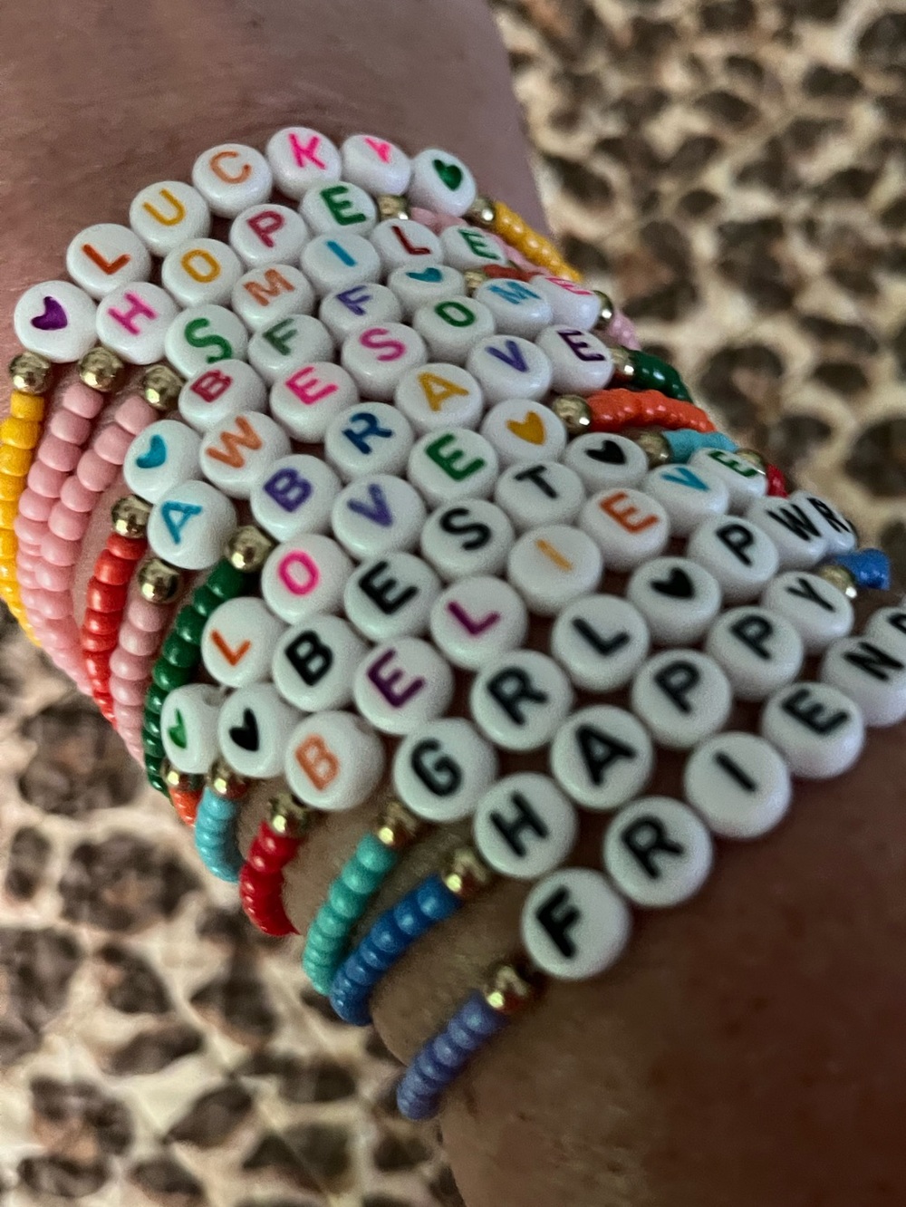 Boho Chic 12pcs Colorful
Friendship Beaded
Bracelets